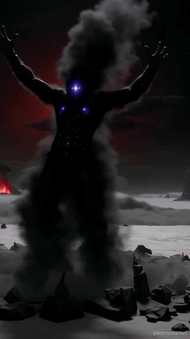 Shadow Spirit Ascends - Dark Fantasy AI stock